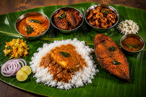 Fish Curry Meals at Akka Meen Sapadu, Karaikudi