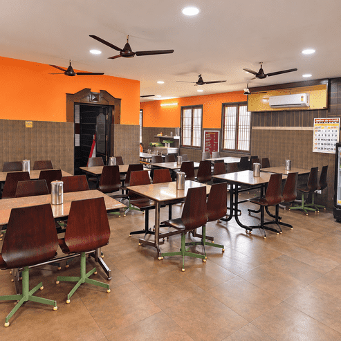 Dining Hall at Akka Meen Sapadu, Karaikudi