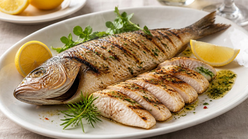 Whole Fish Fry at Akka Meen Sapadu, Karaikudi